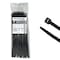 Kable Kontrol Cable Tie, 14 in L, 4.01 in Max Bundle Dia., Black, Nylon 6/6, 120 lb Strength, 100 PK CT274 - alternate 1